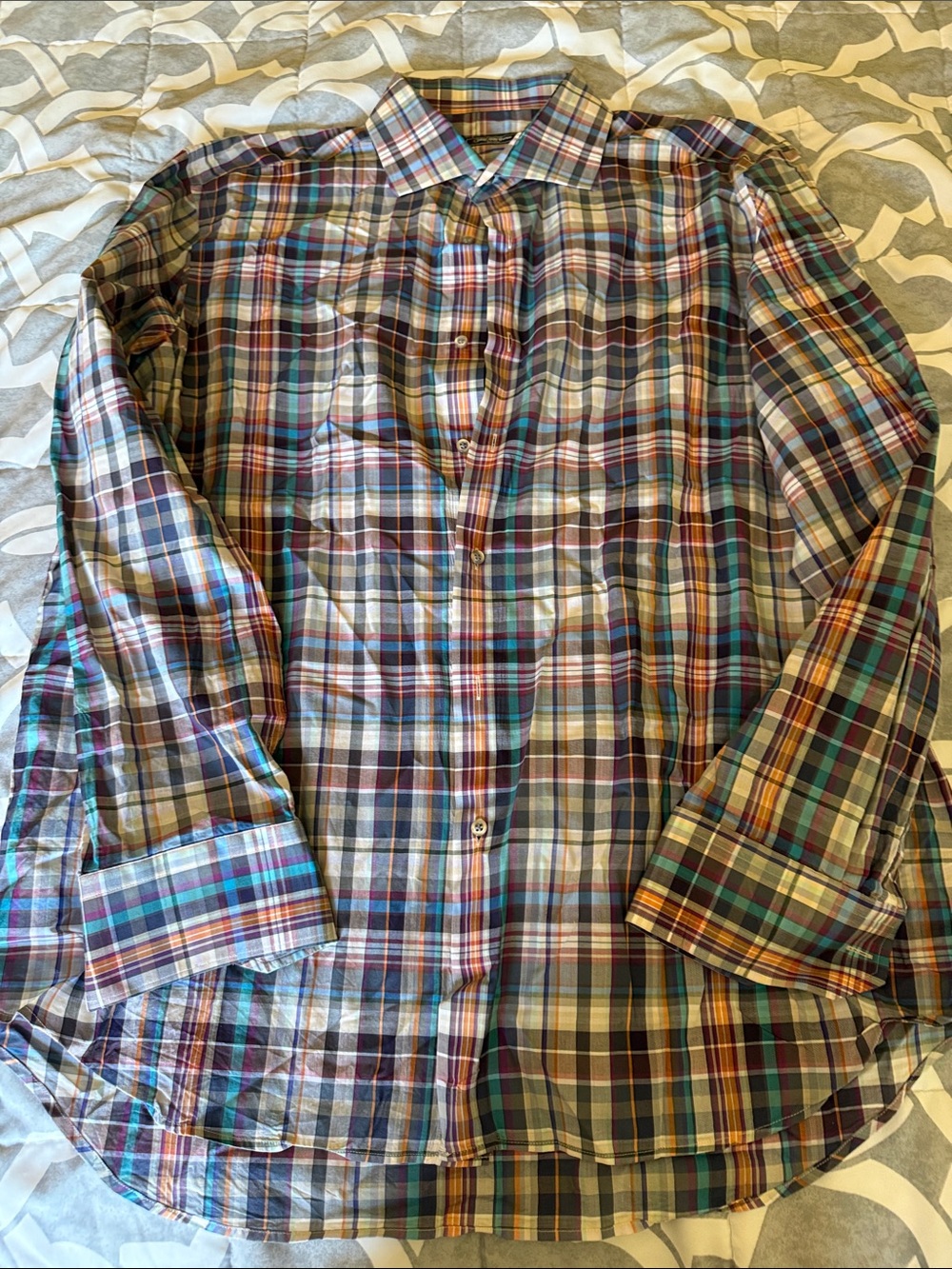 Saks Fifth Avenue Men's Multicolor Plaid Button-Down Shirt